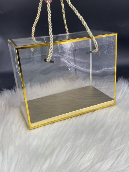 كيس bvc اطار ذهبي حراري حجم كبير