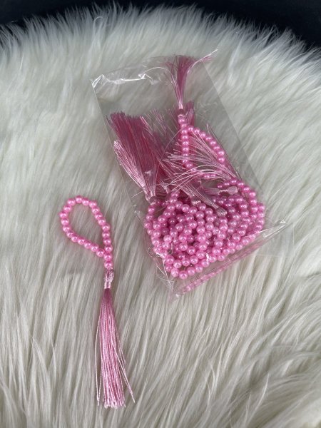 سبحة لولو ٢٣ حبة لولو طول ١٥ سم شامل الشرشوبة