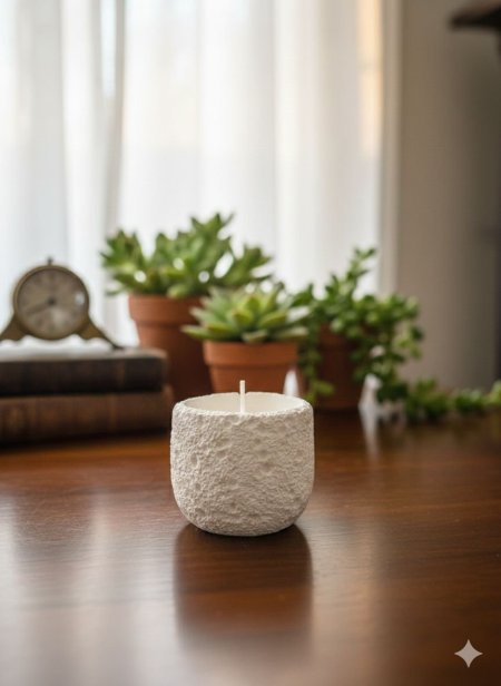 شمعة حجر مقاس (6.5*5.5)