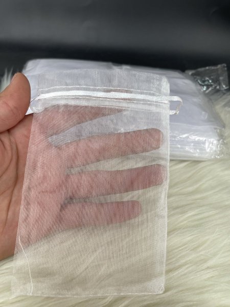 كيس تول شفاف ابيض