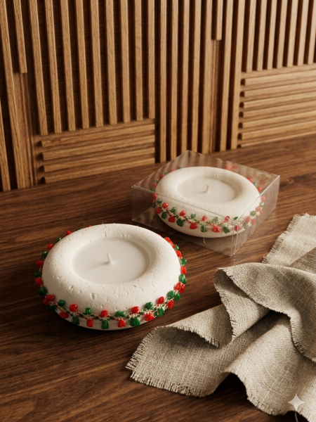 شمع معطر مزين