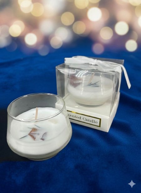 شمع كاسة معطر
